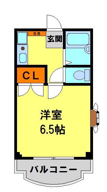 クラージュSBの間取り