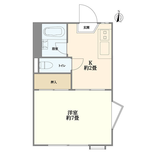 ラテール東ヶ丘の間取り