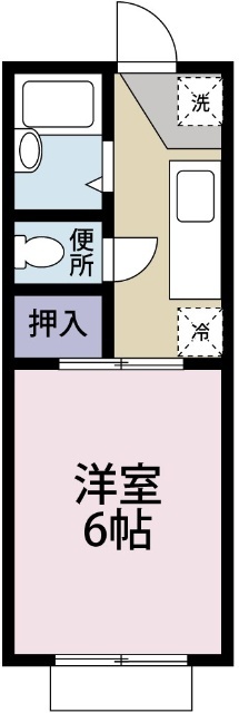 コーポ富士見の間取り