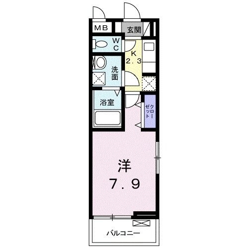 クラール上福岡の間取り