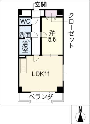 プリミエール扶桑の間取り