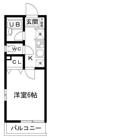 アベニール廿日市駅前の間取り