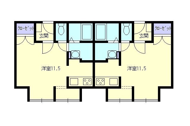 長岡コンフォート２１の間取り