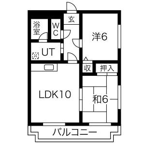 グランディー青塚の間取り