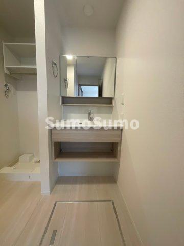 バルコニー　外からの目が気にならないバルコニーで洗濯物が干せます