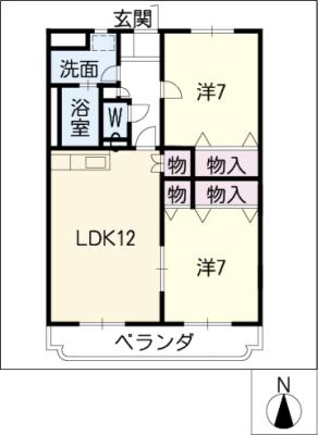 ア・ドリーム星ヶ丘南の間取り