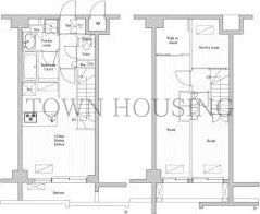 世田谷区弦巻のマンションの間取り