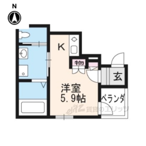 ヘーベルメゾン哲学の道の間取り