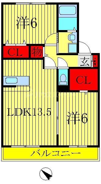 ラ・ネージュの間取り