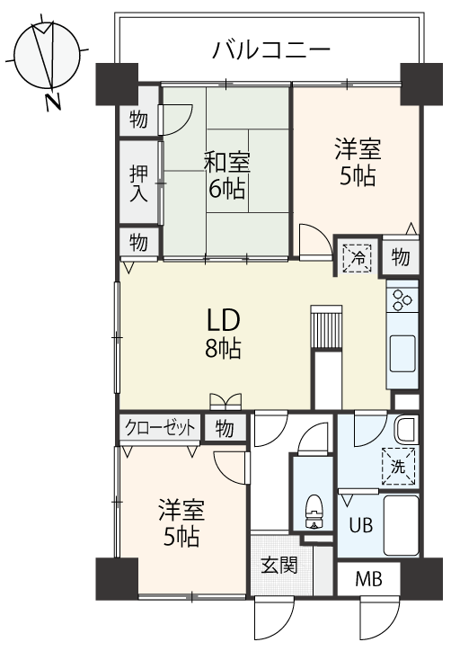 Ｍ－ＰＡＲＴIII日暮ビルの間取り