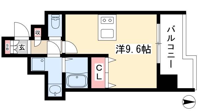 プレサンス丸の内雅風の間取り