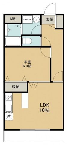 所沢市中新井のマンションの間取り