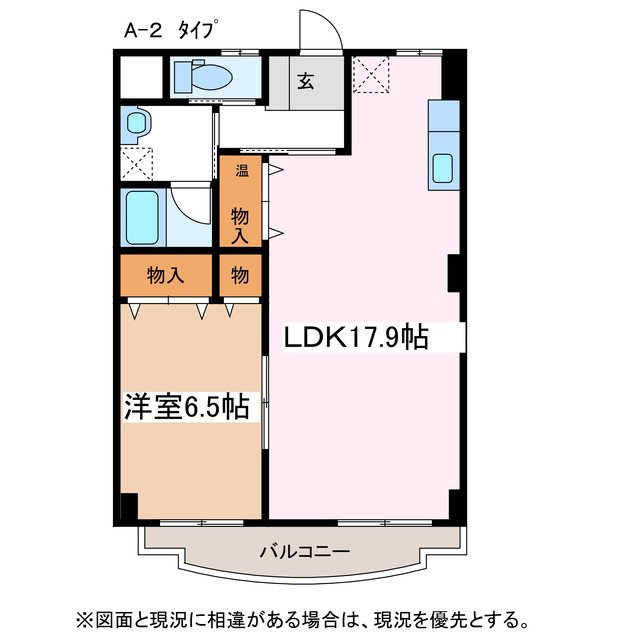 松本市井川城のマンションの間取り