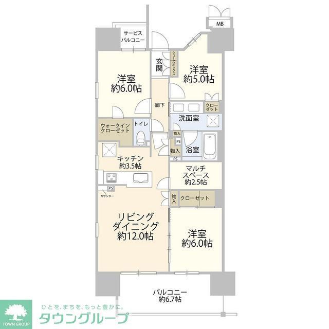 ＭＪＲ深川住吉の間取り