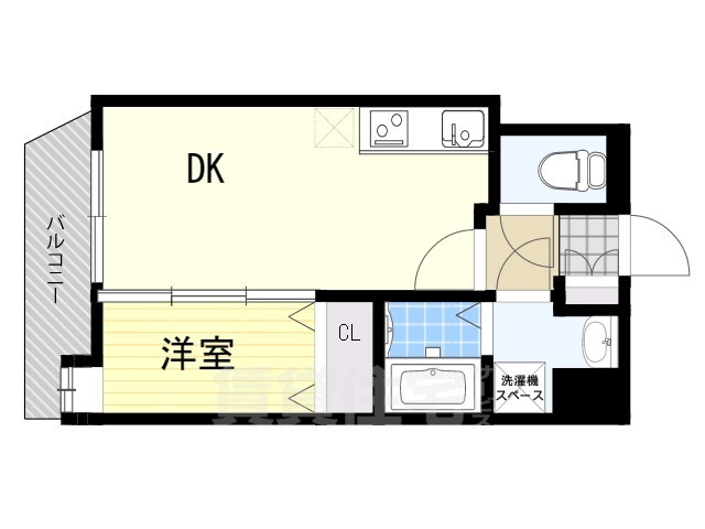 アクアシティ日赤通の間取り