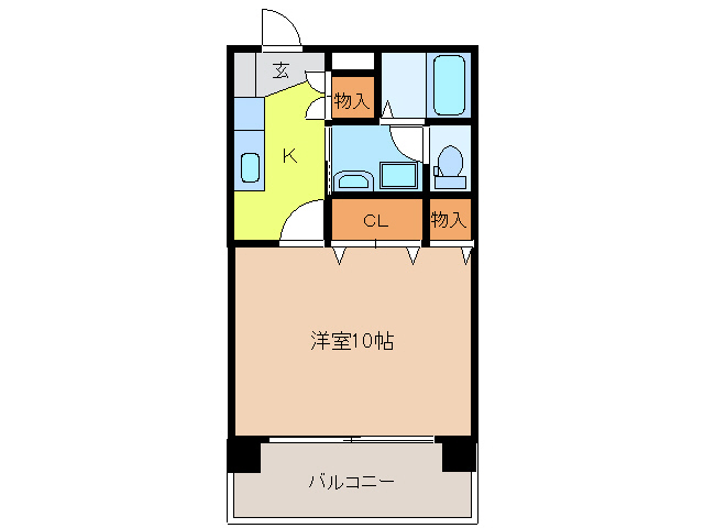 アビリティ新町の間取り