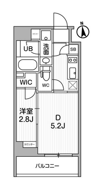 ＡＬＴＥＲＮＡ東池袋の間取り