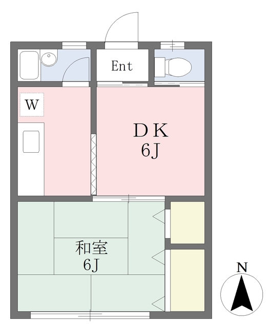 若葉荘の間取り