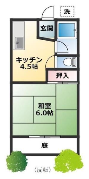 東京都八王子市打越町（アパート）の賃貸物件の間取り