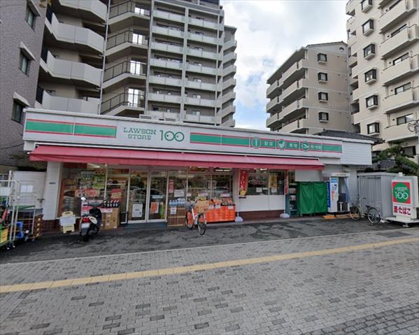 コンビニ　ローソンストア１００（コンビニ）まで293m