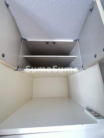 収納　たっぷりとした収納スペースです