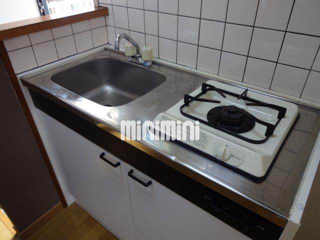 キッチン　一口ガスコンロ付いてます