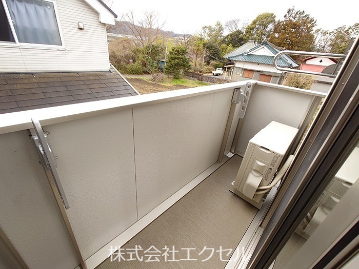 バルコニー　南向きです。