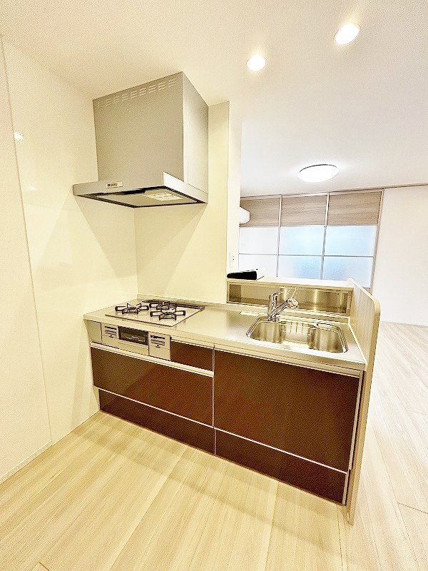 キッチン　★システムキッチングリル付き/3口コンロ★