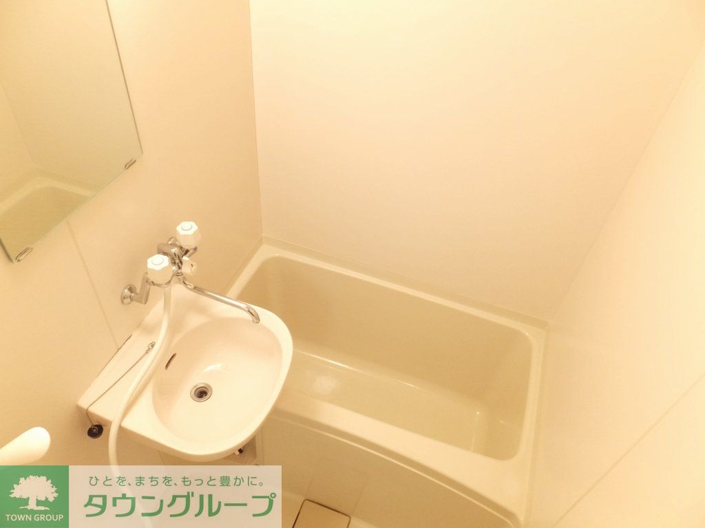 バス・シャワールーム　浴室には洗面台が付いています。
