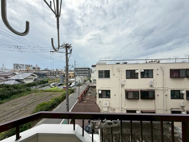 眺望　西向きです