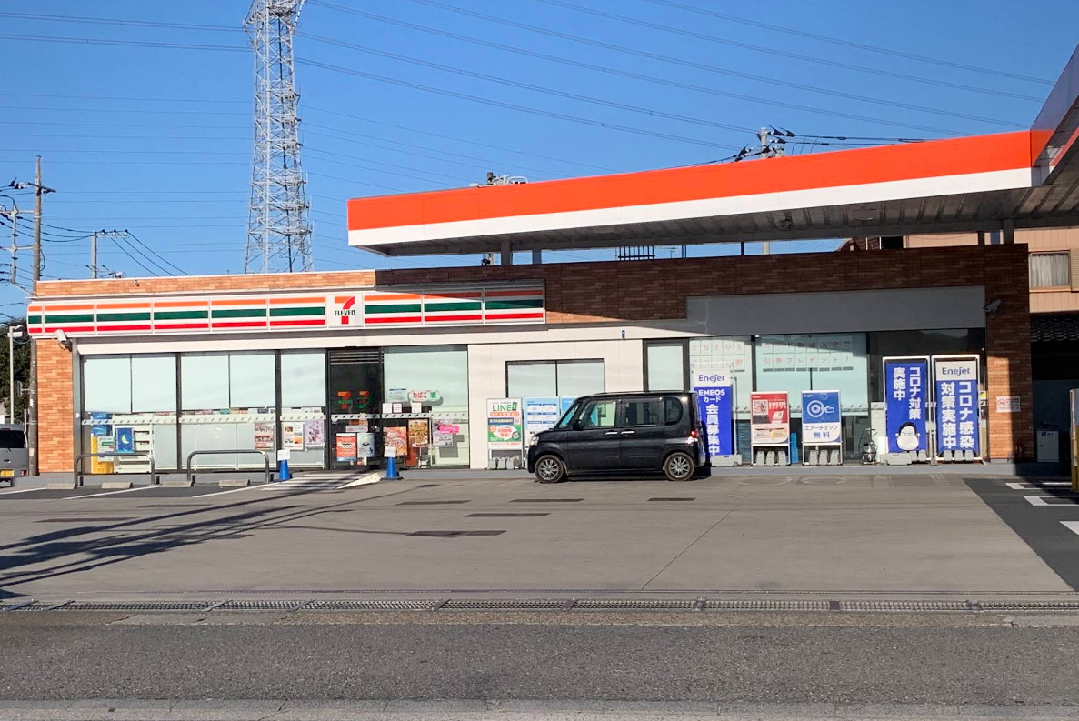 コンビニ　セブンイレブン春日部梅田3丁目店（コンビニ）まで542m