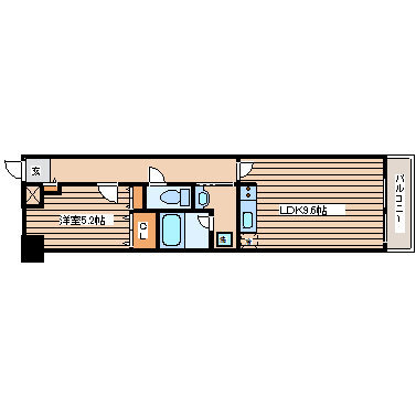 アレクシード晩翠通の間取り
