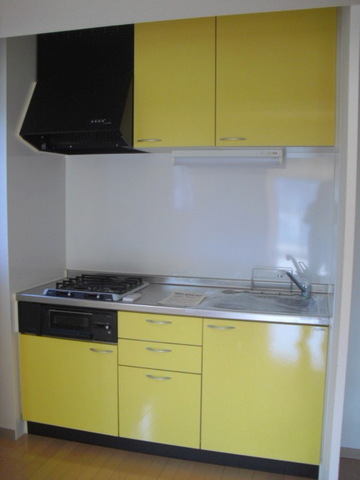 キッチン　料理の幅が広がるグリル付ガス２口システムキッチン