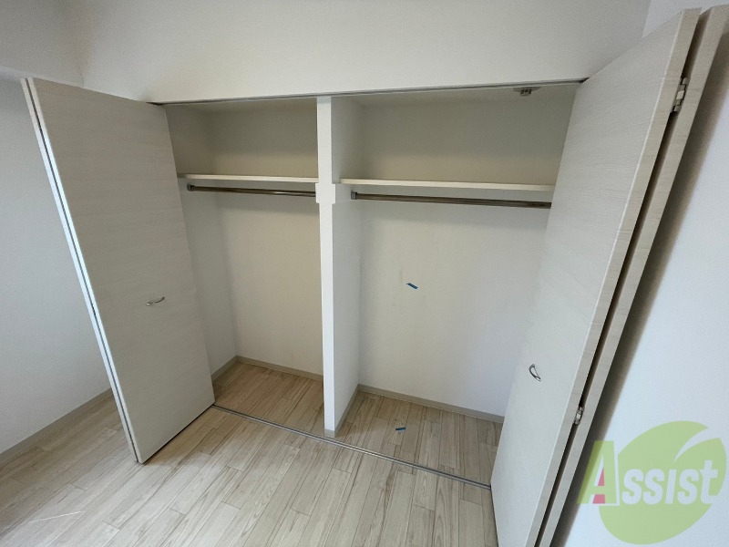 収納　クローゼットがありました。お洋服や荷物はここへ