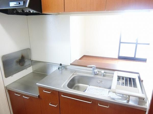 キッチン　ガスコンロ設置可！