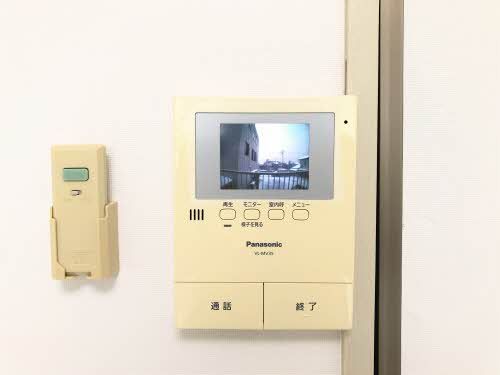 セキュリティ　モニター付きドアホン