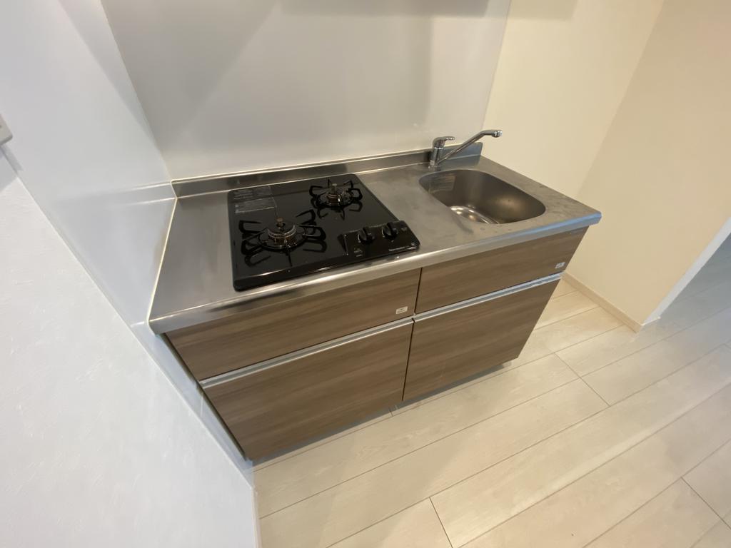 キッチン　二口ガスコンロ