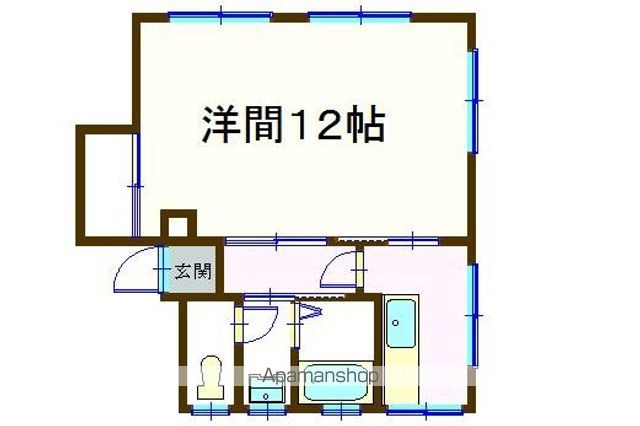 ＪＲ中央線 甲府駅 徒歩6分 3階建 築58年の間取り写真