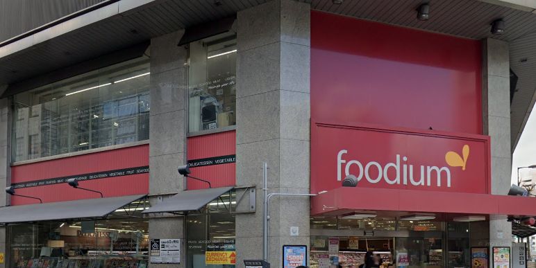 スーパー　foodium　東心斎橋（スーパー）まで268m