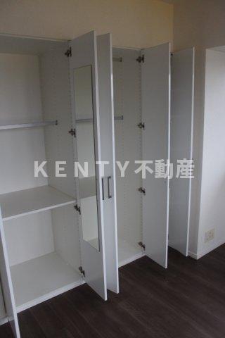 収納　大きなスペースがあり、収納には困りません