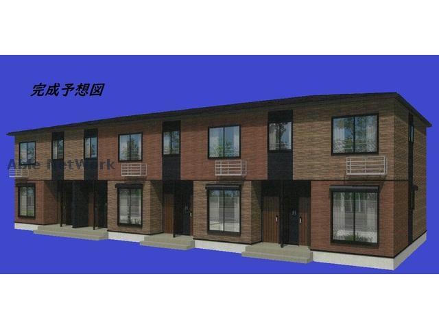 建物外観　建築中