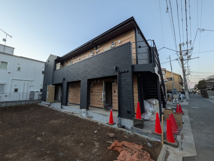 建物外観　建築中
