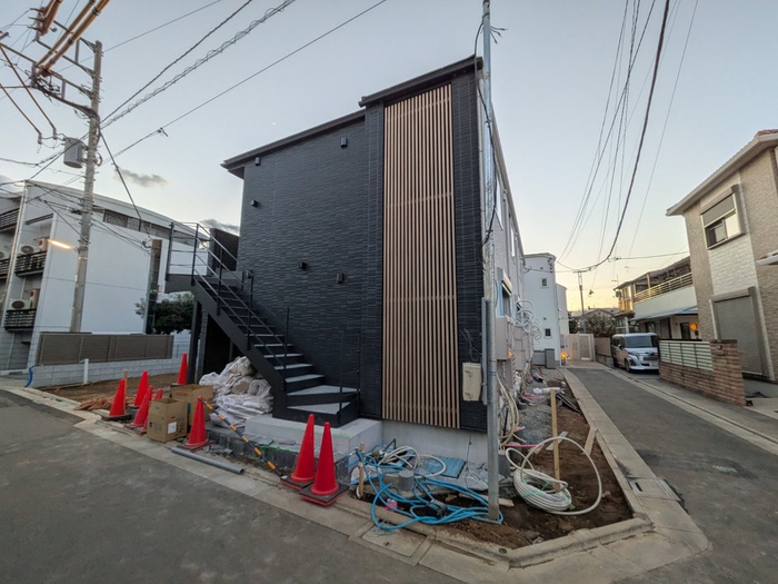建物外観　建築中
