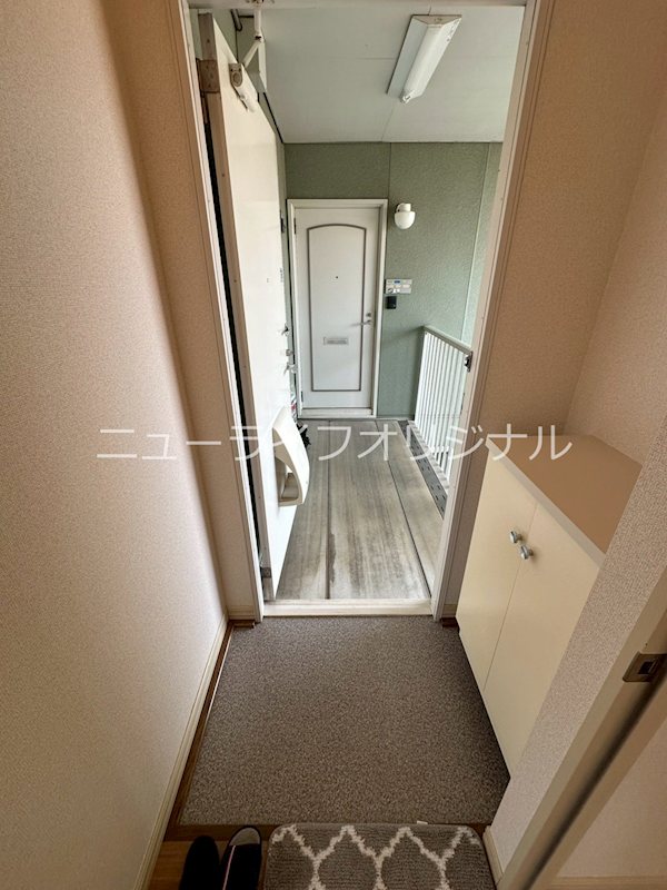 玄関　シューズＢＯＸ付きで玄関を綺麗に使えます。