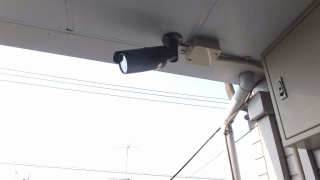 セキュリティ　防犯カメラ設置済み