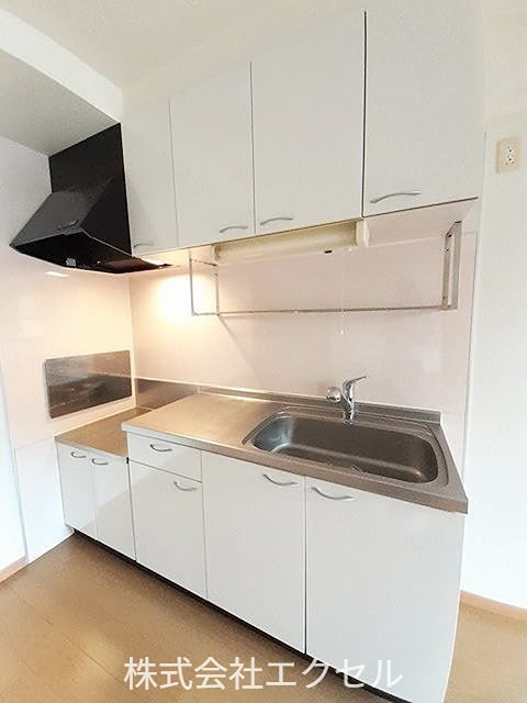 キッチン　お好きなガスコンロが設置できます。