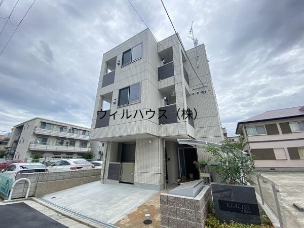 建物外観　建築中！