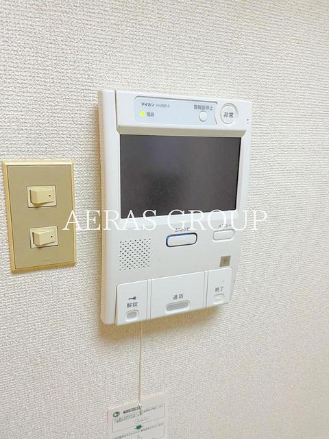 セキュリティ　モニター付きインターホン