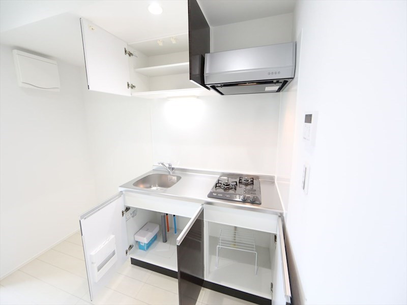 キッチン　システムキッチン（ガス2口コンロ付）