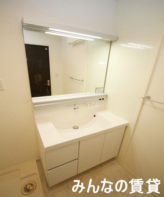 洗面設備　★大きな洗面台で準備が捗ります♪★参考写真